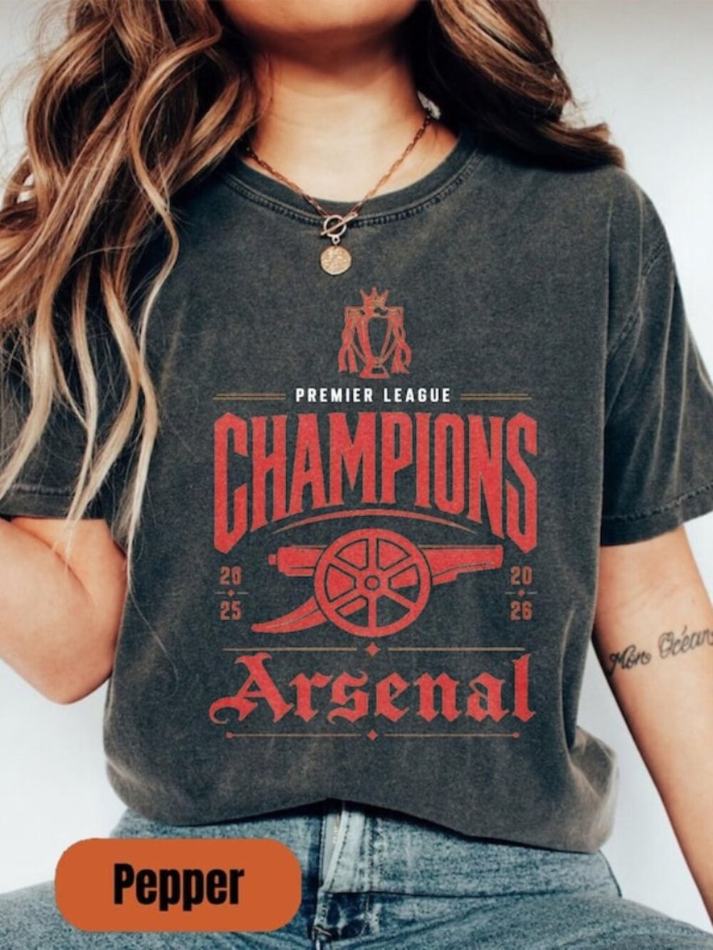Champion Arsenal T-Shirt, Vintage Arsenal Sweatshirt, Funny Arsenal Shirt, Saka
